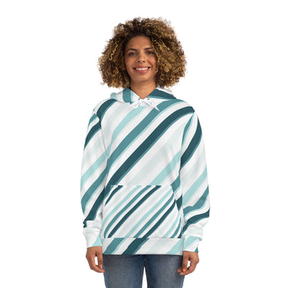 Stylish Striped Fashion Hoodie, Casual Wear, Cozy Gift, Streetwear Style, Layered Clothing for All Seasons
