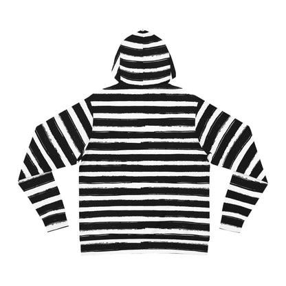 Chic Striped Hoodie, Casual Wear, Street Style, Gift for Her, Seasonal Fashion