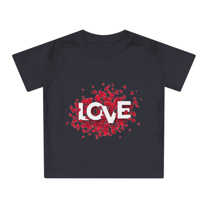 Love Baby T-Shirt | Cute Baby Outfit, Newborn Gift, Baby Shower Gift, Floral Print Toddler Top