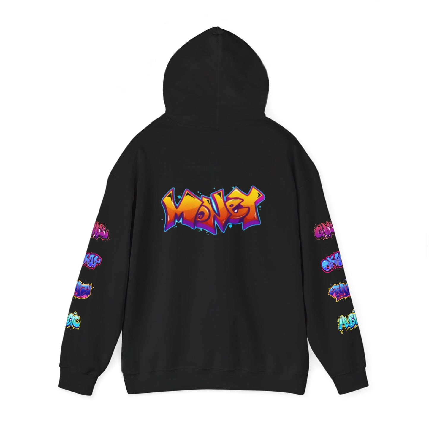 Graffiti Art  Hoodie - Cozy Streetwear, Unique Gift for Art Lovers, Perfect for Festivals, Casual Wear, Cool Graphic Sweatshirt