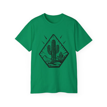 Desert Cactus Tee, Travel Shirt, Nature Lover Gift, Summer Apparel, Outdoorsy Style, Graphic T-shirt