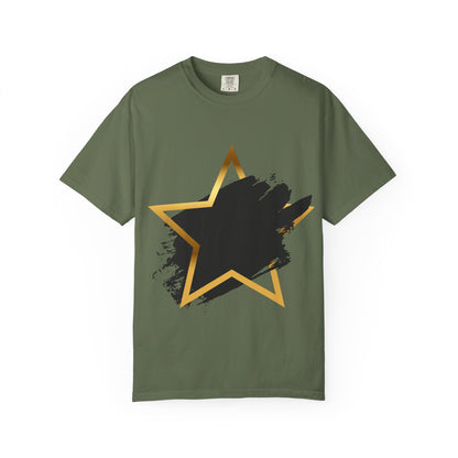 Stylish Star Graphic T-shirt - Casual Wear, Gift for Friends, Summer Fashion, Stylish Outfit, Everyday Casual