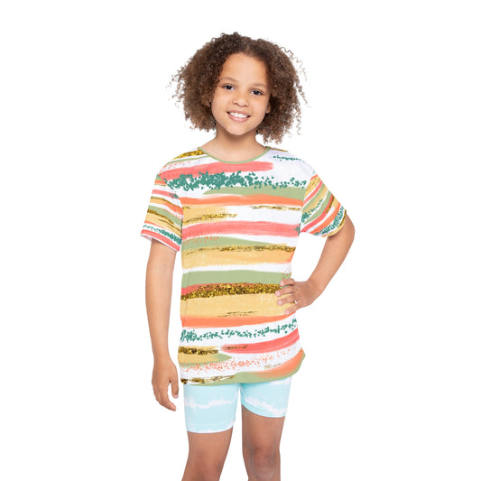 Kids Sports Jersey, Colorful Kids Tee, Sports Shirt for Play, Fun Outdoor Activity Top, Great for Birthdays, Team Events