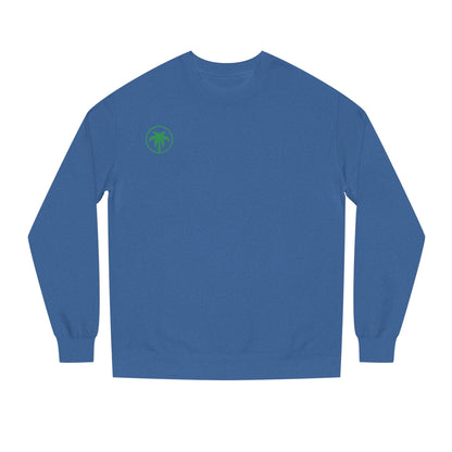 Palm Tree Crew Neck Sweatshirt, Casual Wear, Beach Vibes Apparel, Everyday Comfort, Gift for Him or Her