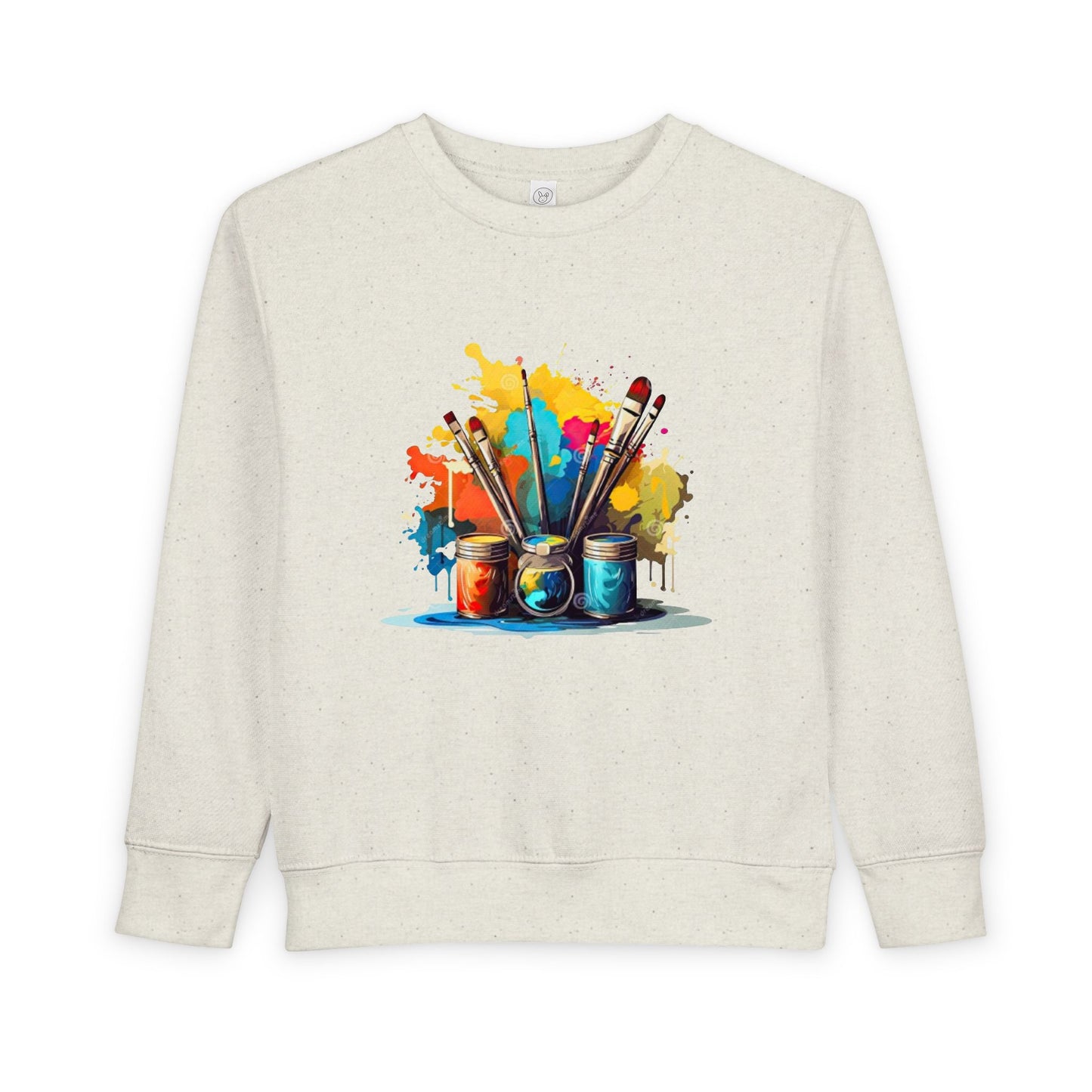 Creative Little Artist Toddler Sweatshirt, Kids Art Sweatshirt, Colorful Kids Sweater, Toddler Gift, Birthday Present, Painting Lover