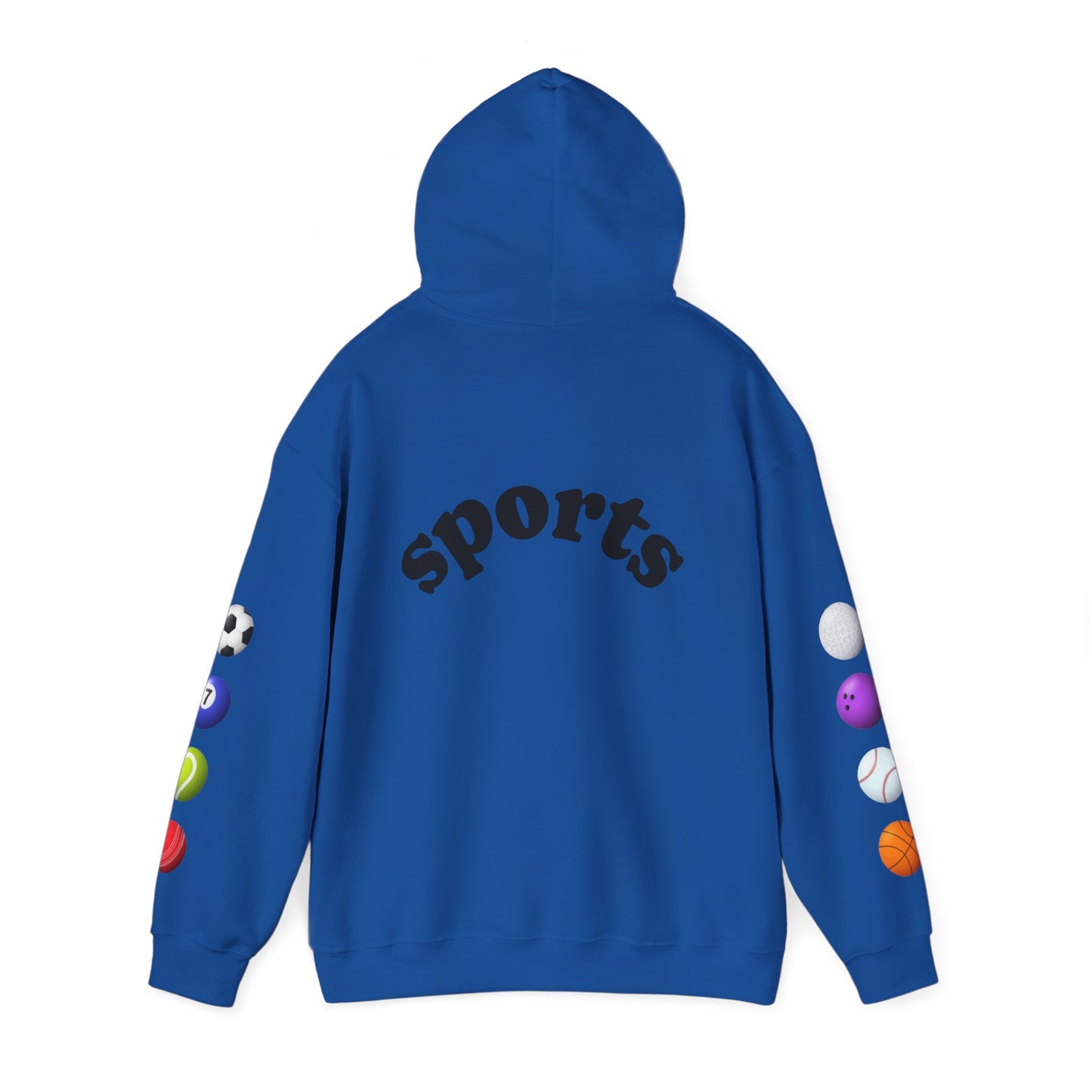 Sports-Themed Hoodie, Perfect for Athletes, Gifts for Sports Lovers, Cozy Sweatshirt for Game Days, Casual Wear