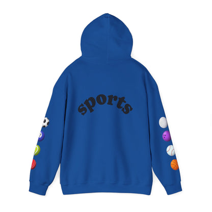 Sports-Themed Hoodie, Perfect for Athletes, Gifts for Sports Lovers, Cozy Sweatshirt for Game Days, Casual Wear