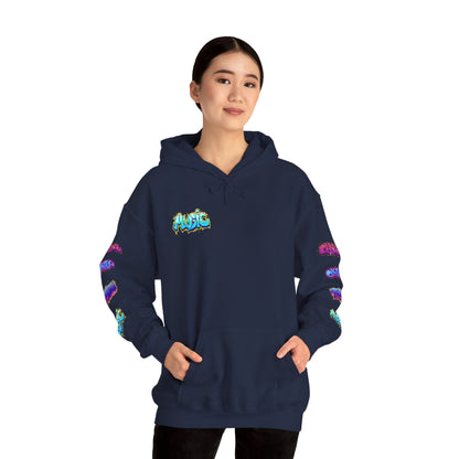 Graffiti Art  Hoodie - Cozy Streetwear, Unique Gift for Art Lovers, Perfect for Festivals, Casual Wear, Cool Graphic Sweatshirt