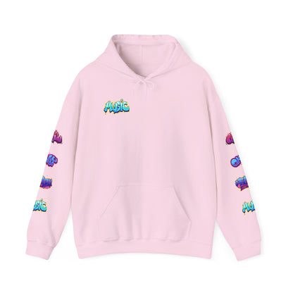 Graffiti Art  Hoodie - Cozy Streetwear, Unique Gift for Art Lovers, Perfect for Festivals, Casual Wear, Cool Graphic Sweatshirt