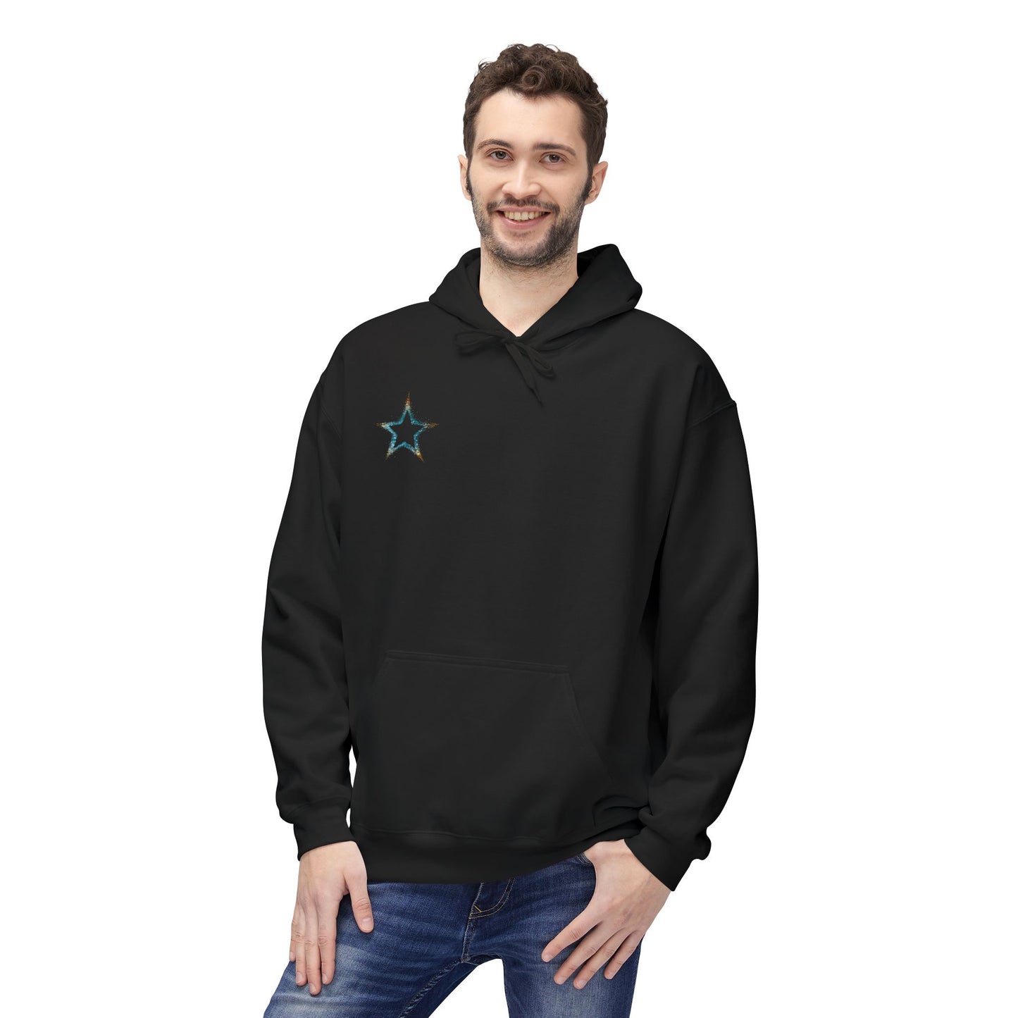 Starry Softstyle Fleece Hoodie for Cozy Vibes, Pullover, Casual Comfort, Perfect Gift for All Occasions, Streetwear Fashion