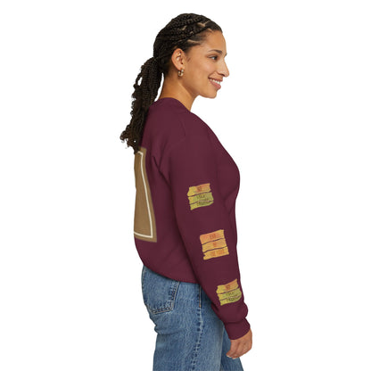 Rustic Wood Signs Sweatshirt, Cozy Gift for DIY Lovers, Home Decor Apparel, Fall Fashion