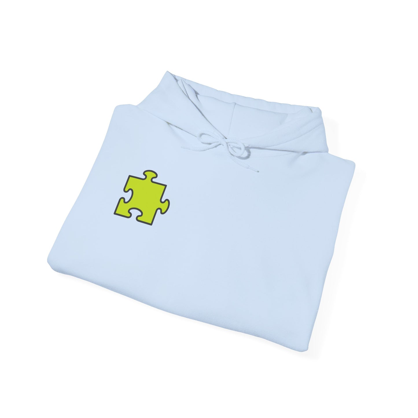 Colorful Puzzle Piece Hoodie for Creative Minds, Perfect for Gifts, Cozy Sweatshirt for Everyday Wear,