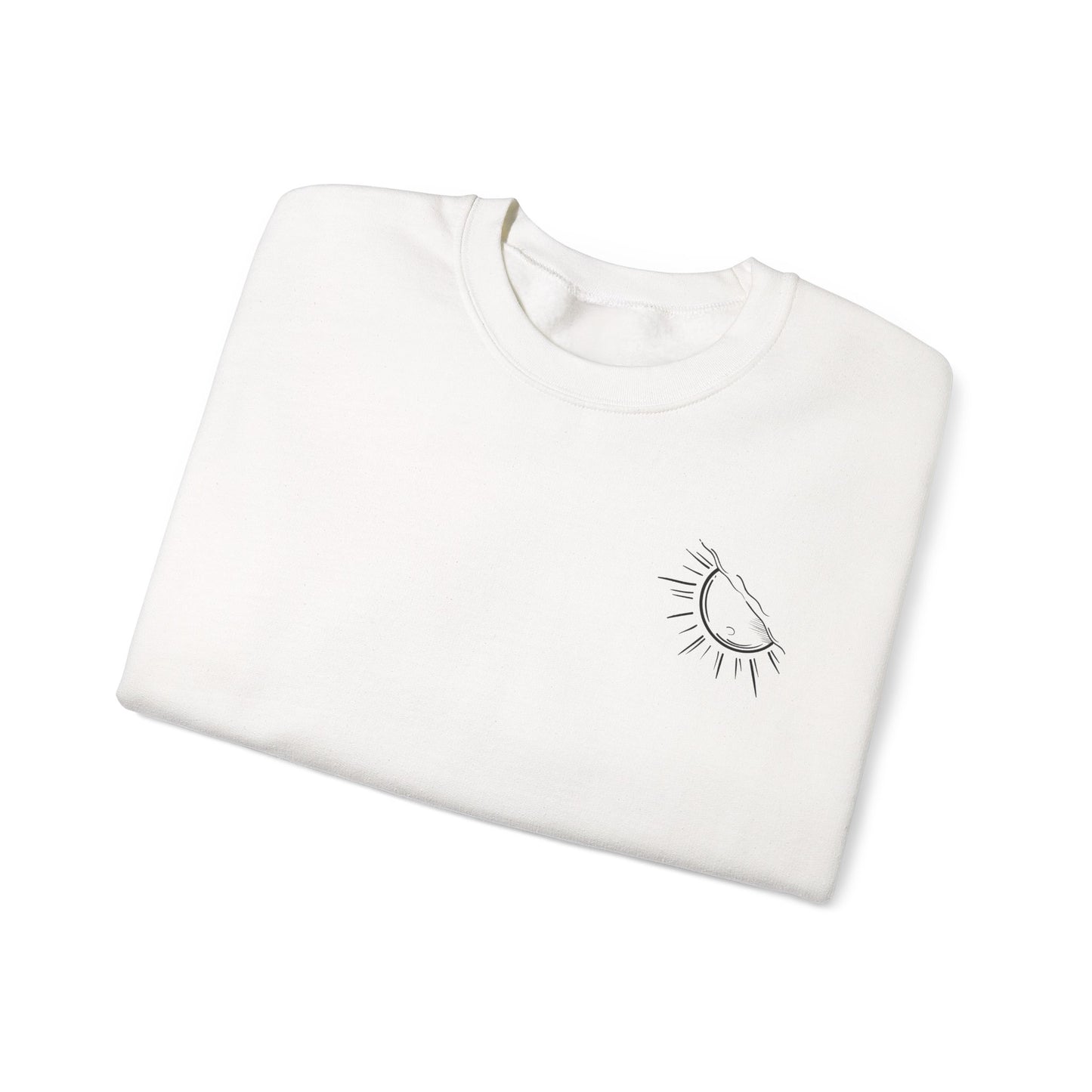 Sunshine & Swirls Crewneck Sweatshirt, Cozy Winter Wear, Casual Fashion Graphic Sweatshirt, Perfect Gift for Friends & Family, [...]