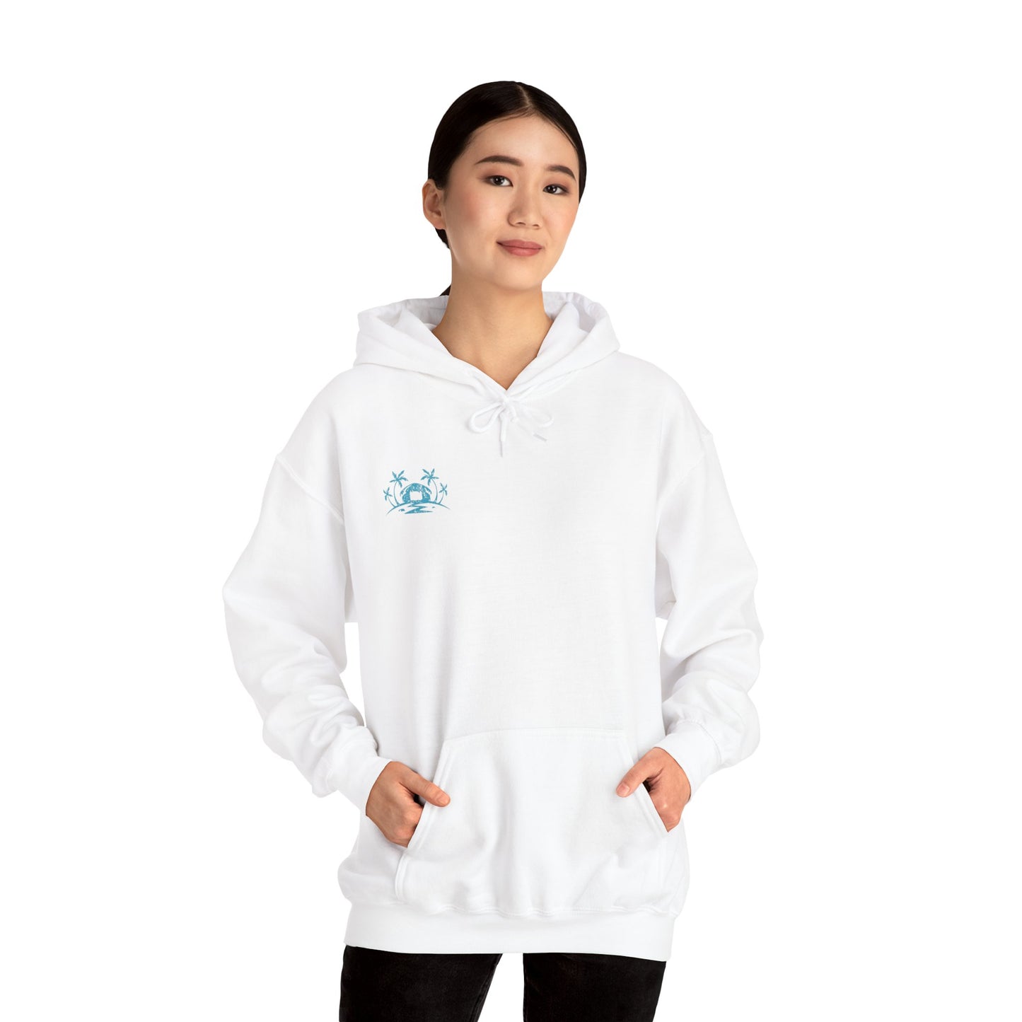 Cozy Star Emblem  Hooded Sweatshirt - Perfect Gift for Friends, Casual Wear, Outdoor Activities, Cozy Layering, Winter Essentials