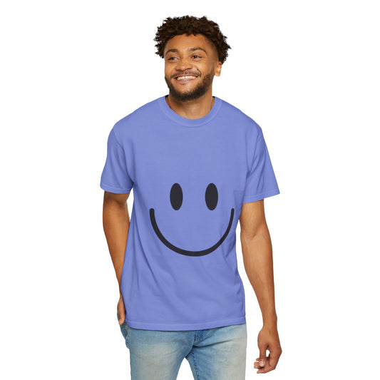 Smiley Face  T-Shirt, Fun Graphic Tee, Casual Wear, Gift for Friends, Positive Vibes Shirt, Happy Birthday Gift, Summer Essentials