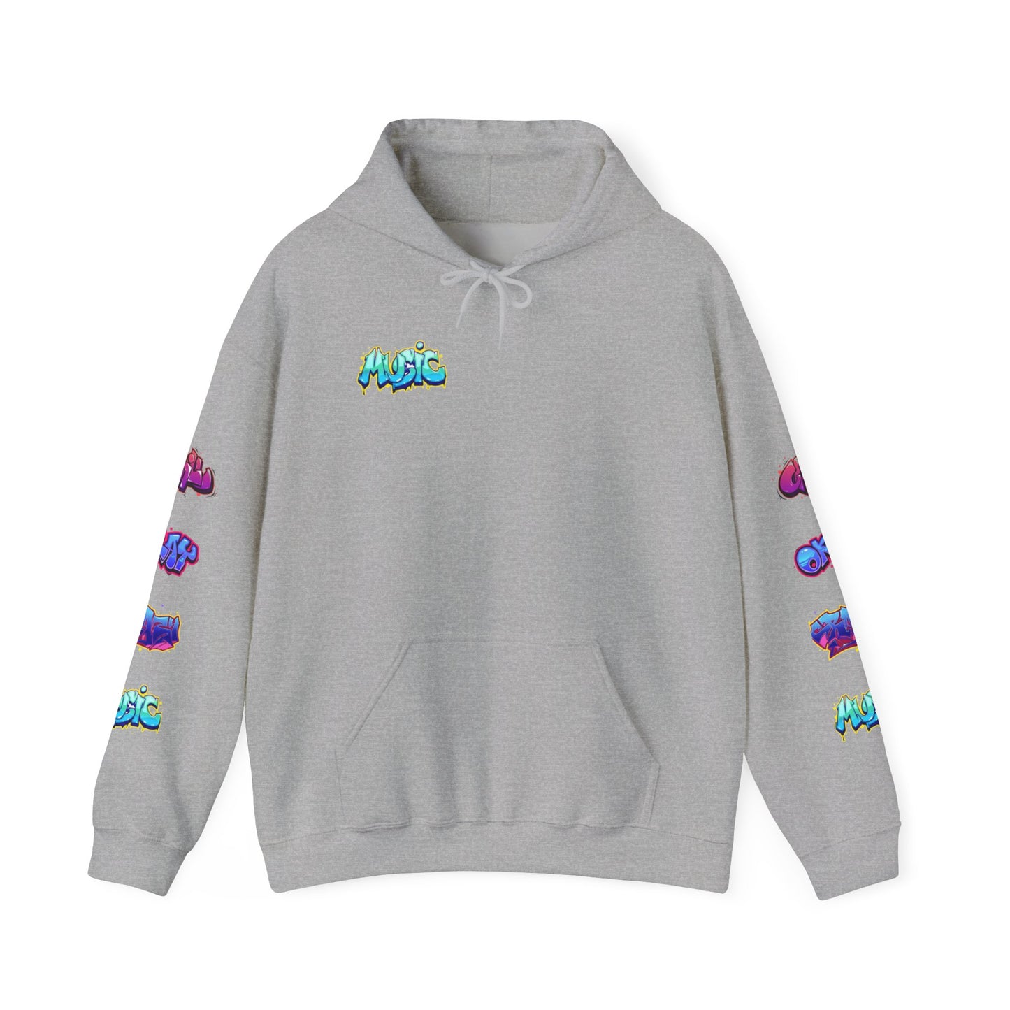 Graffiti Art  Hoodie - Cozy Streetwear, Unique Gift for Art Lovers, Perfect for Festivals, Casual Wear, Cool Graphic Sweatshirt