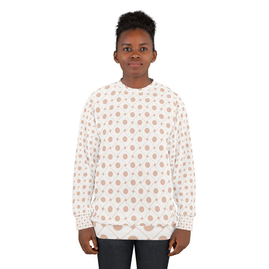 Chic Patterned  Sweatshirt | Cozy Gift for Him/Her, Stylish Casual Wear, Perfect for Fall, Trendy Wardrobe Essential