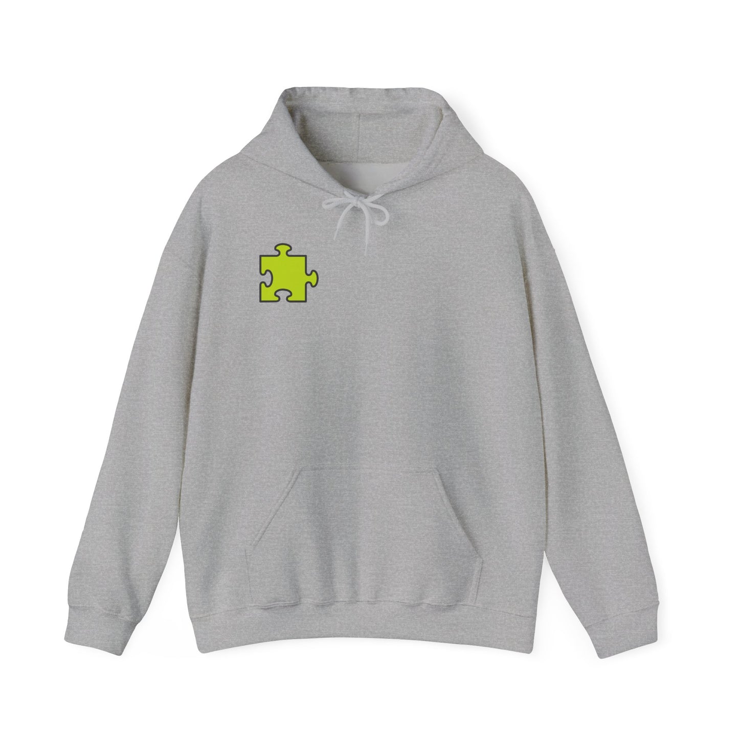 Colorful Puzzle Piece Hoodie for Creative Minds, Perfect for Gifts, Cozy Sweatshirt for Everyday Wear,