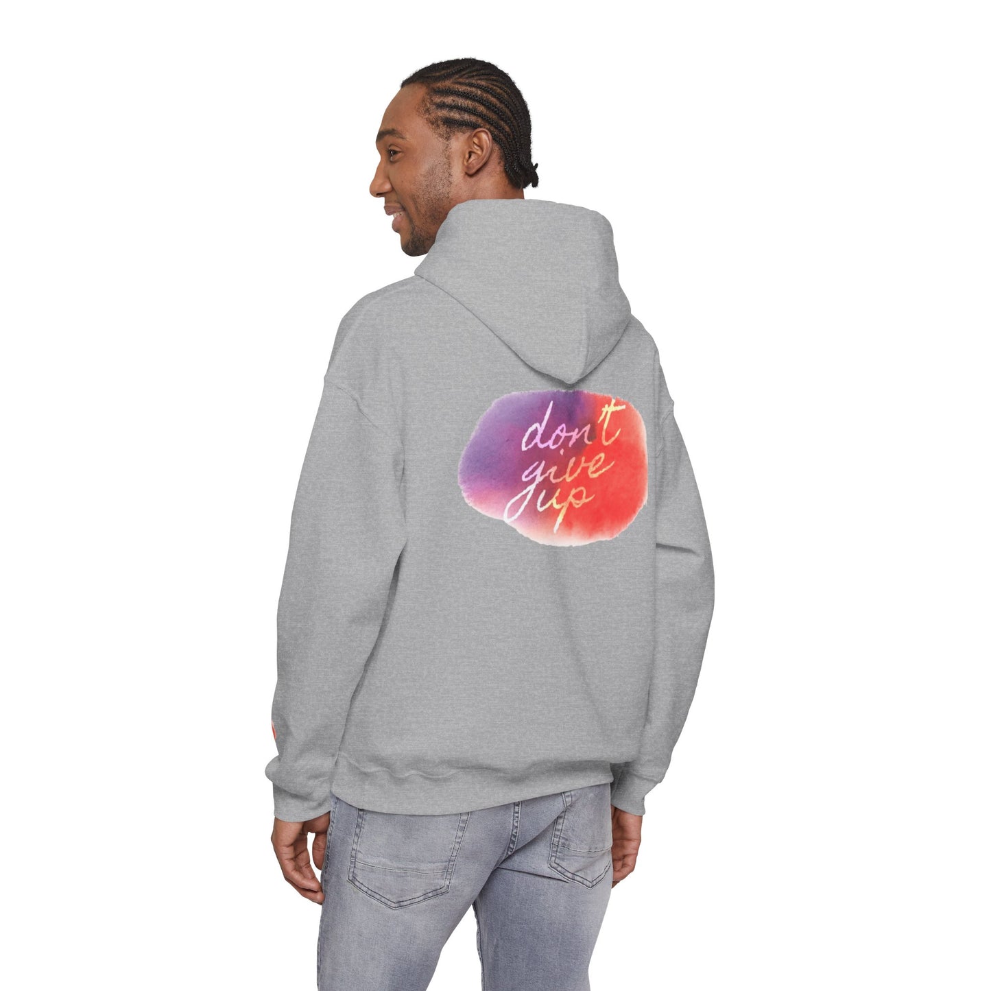 keep going design Heavy Blend™ Hooded Sweatshirt