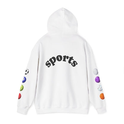 Sports-Themed Hoodie, Perfect for Athletes, Gifts for Sports Lovers, Cozy Sweatshirt for Game Days, Casual Wear