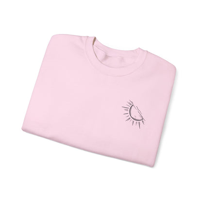 Sunshine & Swirls Crewneck Sweatshirt, Cozy Winter Wear, Casual Fashion Graphic Sweatshirt, Perfect Gift for Friends & Family, [...]