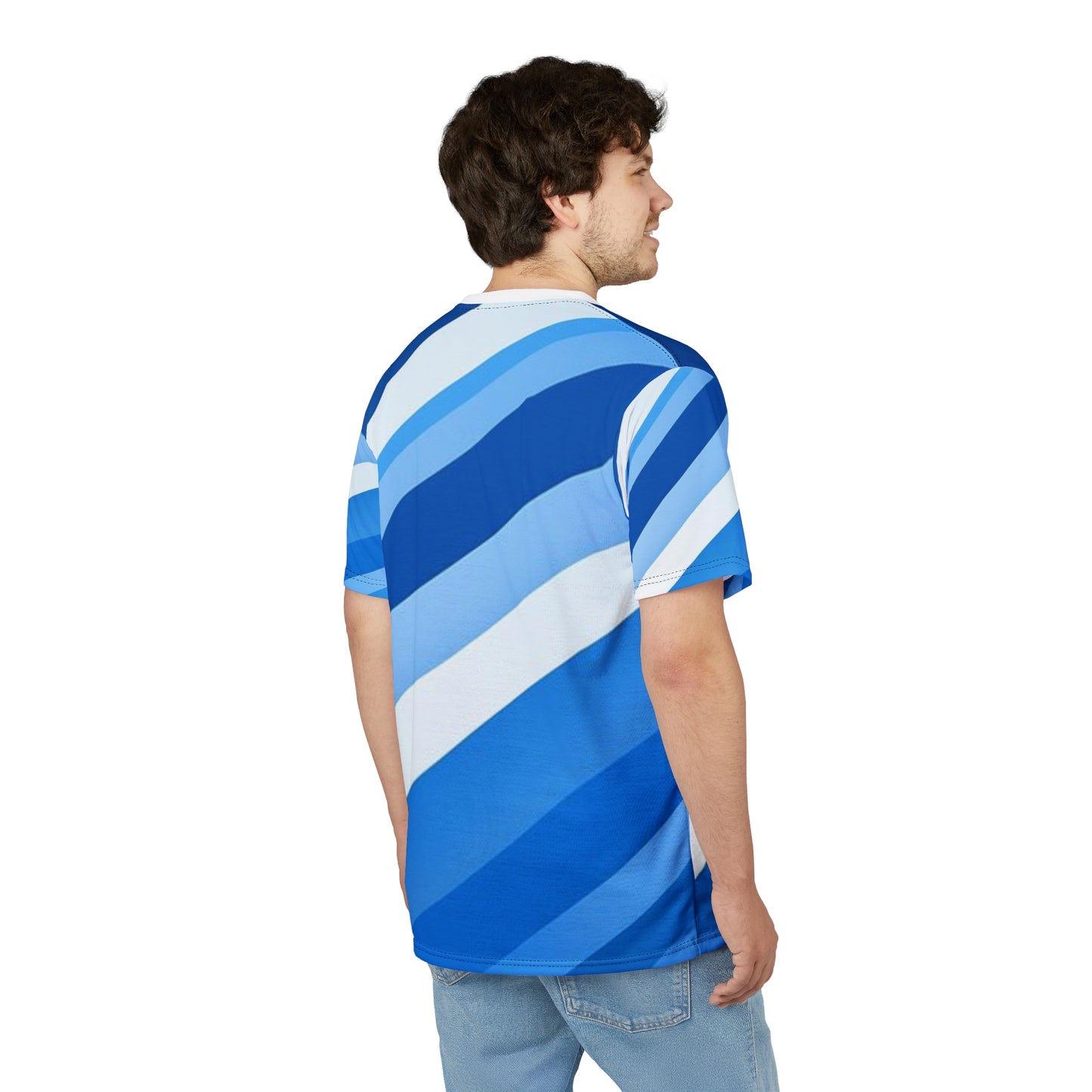 Stylish  Cut & Sew Tee, Casual Summer Shirt, Beach Wear, Gift for Him/Her, Colorful AOP Tee