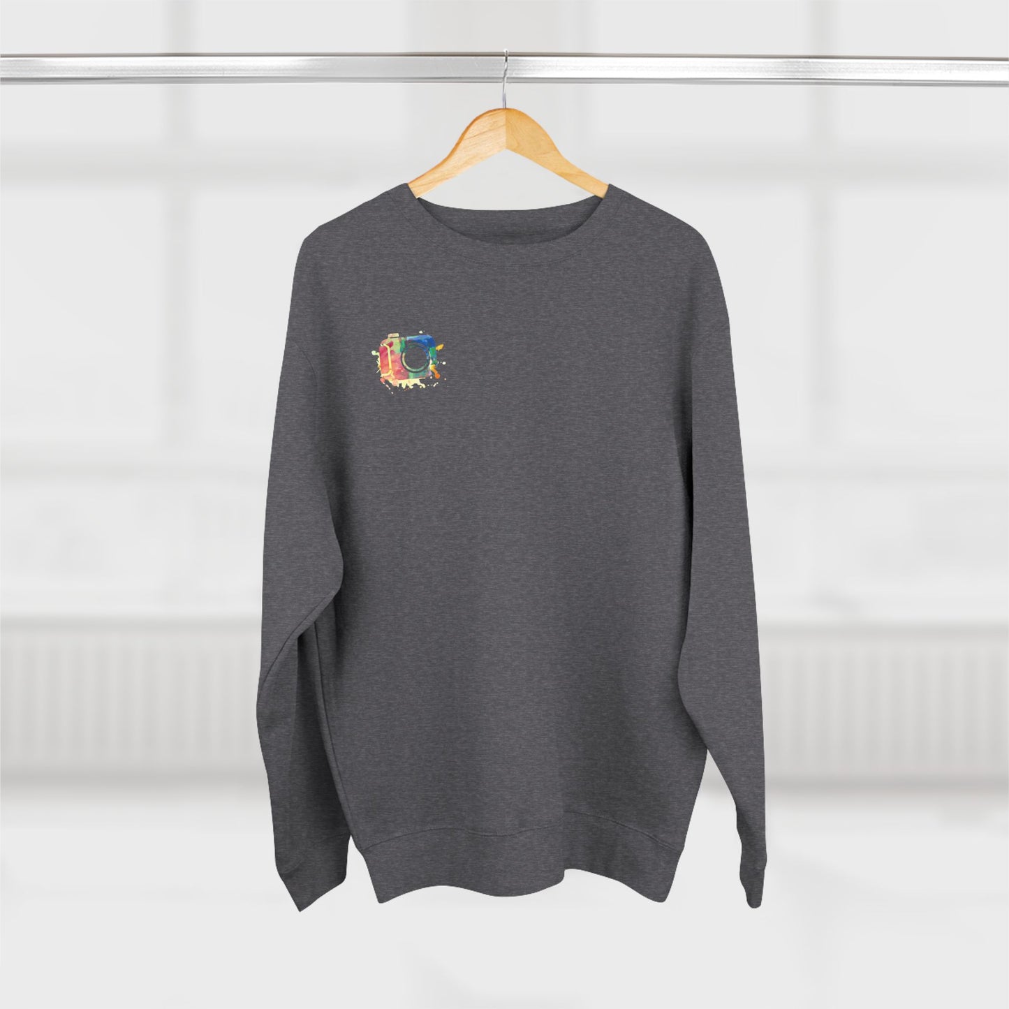 Vibrant Art Crewneck Sweatshirt, Cozy Sweatshirt, Casual Attire, Gift for Friends, Colorful Sweatshirt, Art-Inspired Fashion