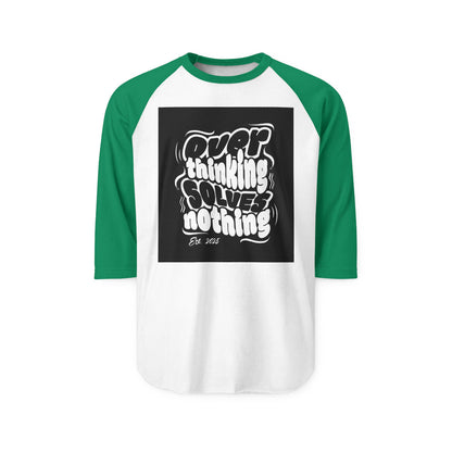 Overthinking  Raglan Shirt, Casual Tee, Gift for Thinkers, Relaxed Fit, Everyday Wear, Humor Top