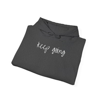 keep going design Heavy Blend™ Hooded Sweatshirt
