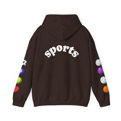 Sports-Themed Hoodie, Perfect for Athletes, Gifts for Sports Lovers, Cozy Sweatshirt for Game Days, Casual Wear