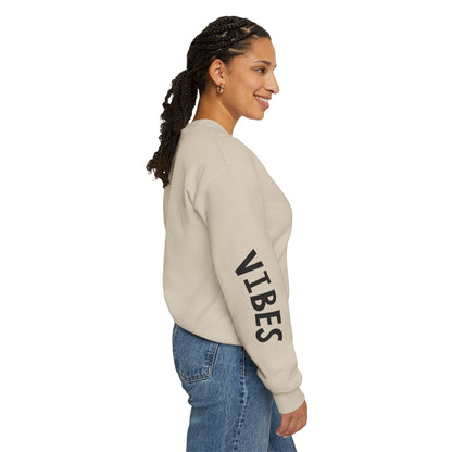 Vibes  Heavy Blend™ Crewneck Sweatshirt - Cozy, Casual, Trendy, Gift for Her/Him, Perfect for Fall/Winter
