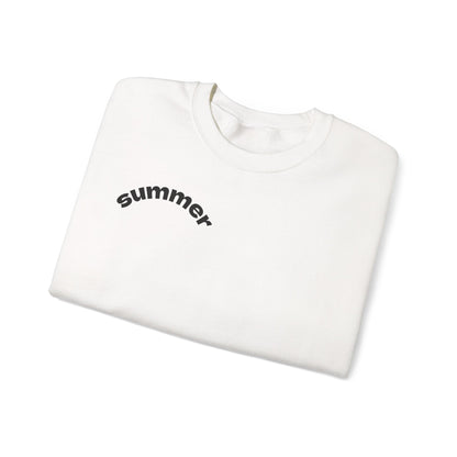 Cool Summer Vibes  Crewneck Sweatshirt, Lightweight Casual Wear, Summer Fashion, Gift for Friends, Sunny Day Outfits, Trendy Apparel