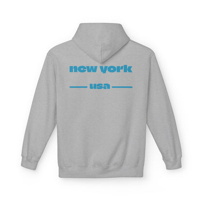 New York Star Hoodie, Fleece Sweatshirt, Casual Streetwear, Perfect Gift for Travelers, Cozy Hoodie, Summer Essential
