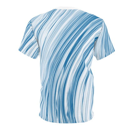 Stylish  Cut & Sew Tee, Casual Summer Shirt, Beach Wear, Gift for Him/Her, Colorful AOP Tee