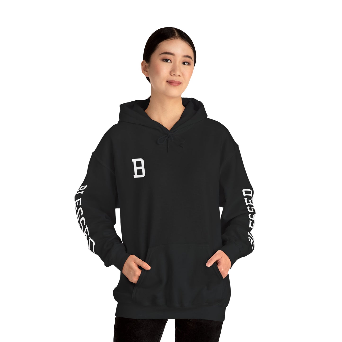 Blessed  Hoodie - Cozy Sweatshirt Gift for Friends, Family, Comfortable Lounge Wear, Faith-Inspired Apparel, Perfect for [...]