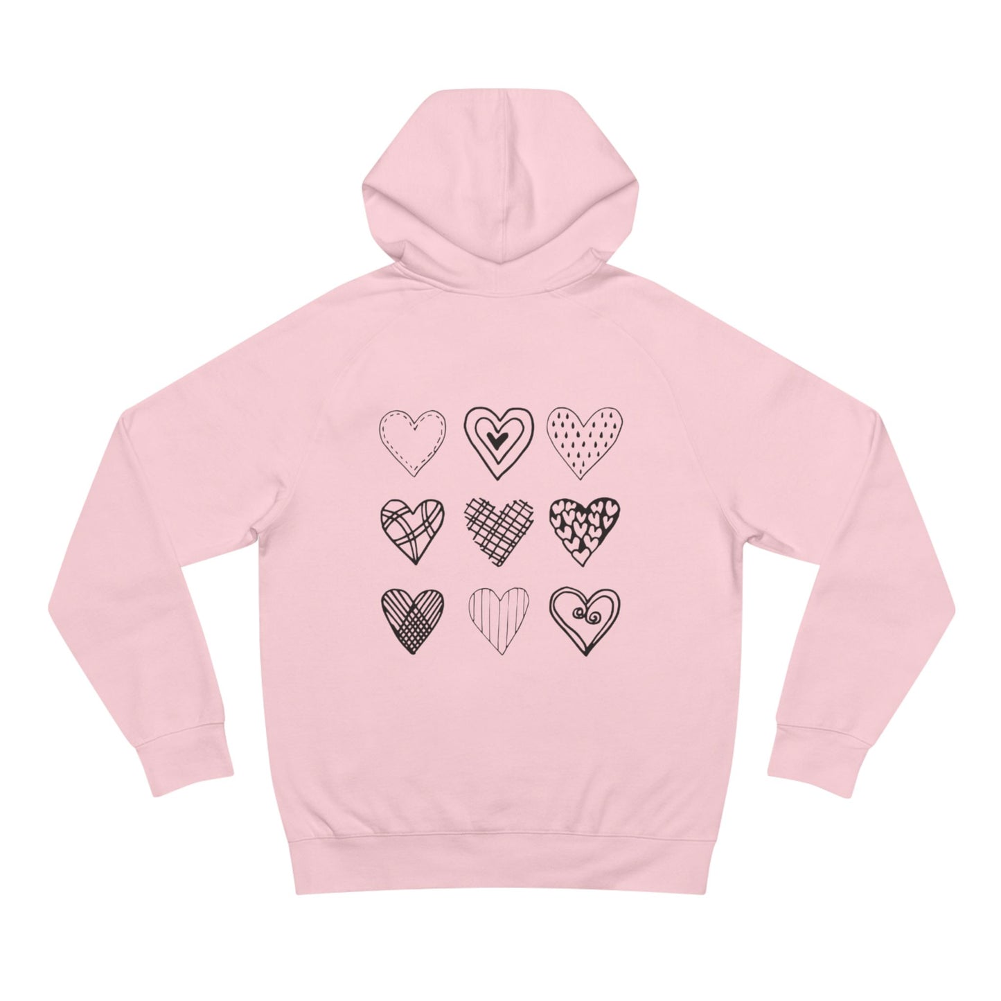 Heart Pattern  Hoodie