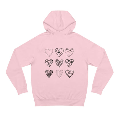 Heart Pattern  Hoodie