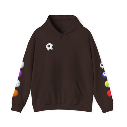 Sports-Themed Hoodie, Perfect for Athletes, Gifts for Sports Lovers, Cozy Sweatshirt for Game Days, Casual Wear