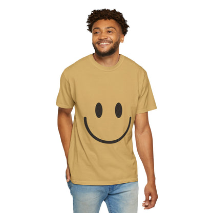 Smiley Face  T-Shirt, Fun Graphic Tee, Casual Wear, Gift for Friends, Positive Vibes Shirt, Happy Birthday Gift, Summer Essentials