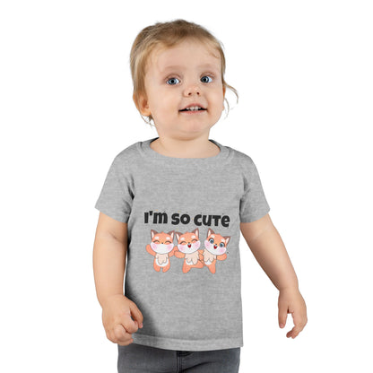 Adorable Toddler T-Shirt | Cute Animal Tee for Kids, Playful Shirt, Birthday Gift, Gift for Toddlers, Everyday Wear