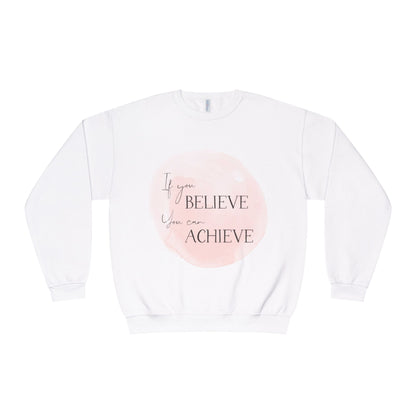 Inspirational Crewneck Sweatshirt, Motivational Wear, Gift for Her, Cozy Fashion, Positive Quote Apparel, Everyday Comfort