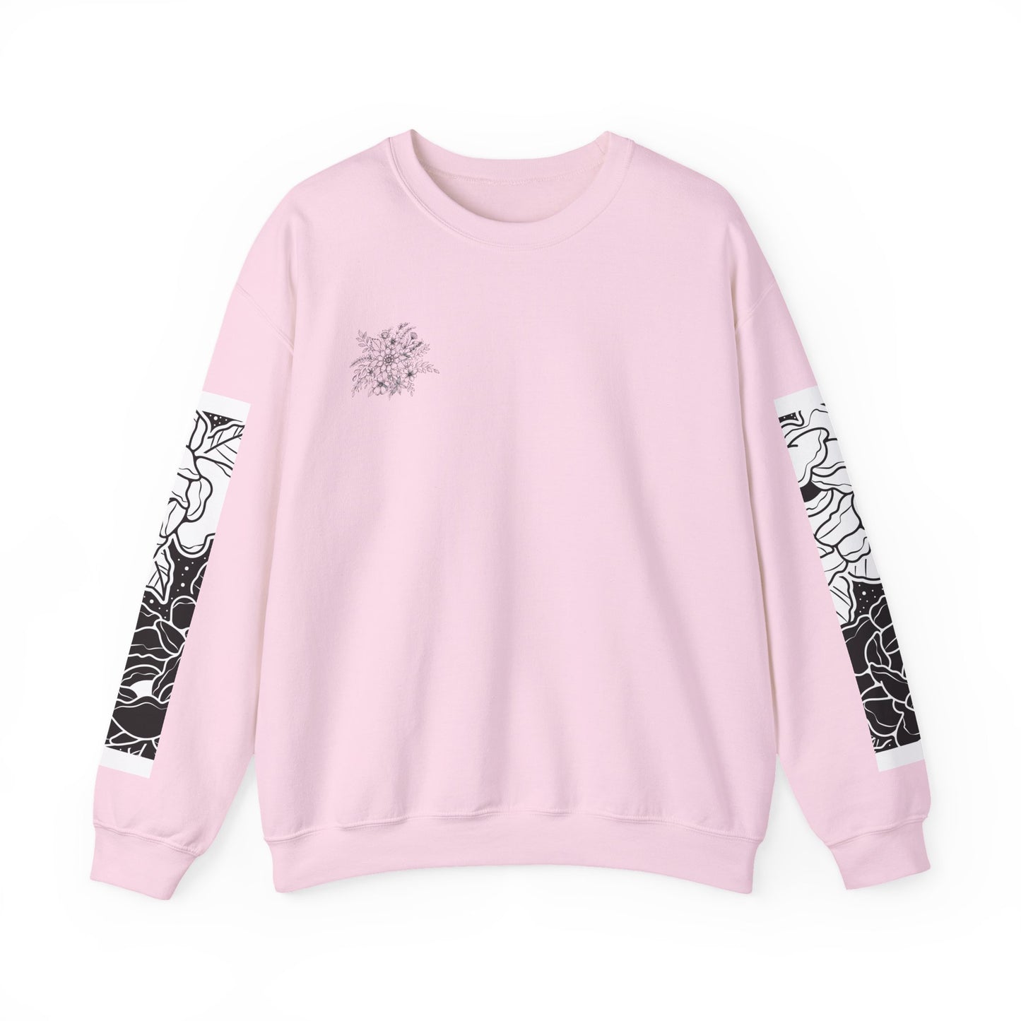 Floral Print Crewneck Sweatshirt, Cozy Sweatshirt, Casual Wear, Perfect Gift, Spring Fashion, Everyday Comfort