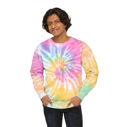 Cozy Tie-Dye Sweatshirt for Relaxation, Casual Wear, Gift for Friends, Festival Style,