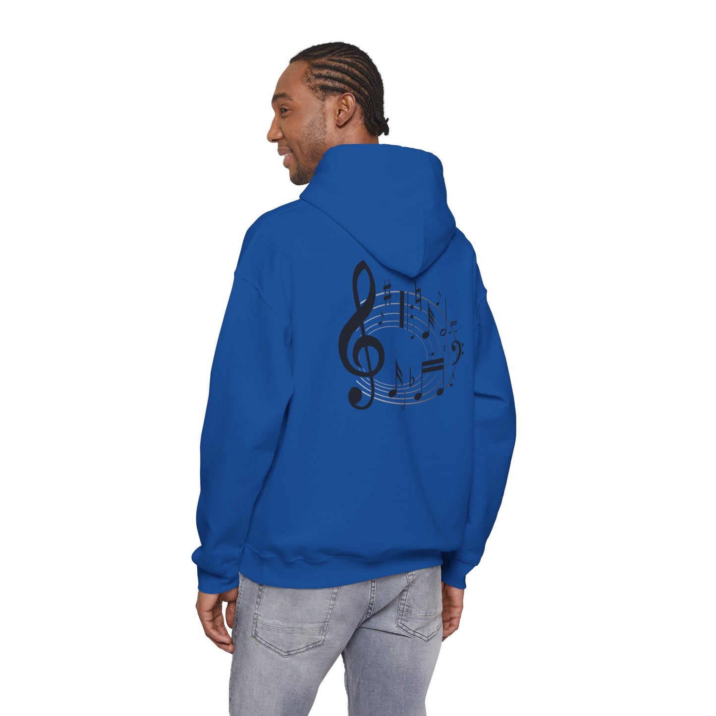Music Lovers  Hooded Sweatshirt – 'Without Music, Life Would Be a Mistake'