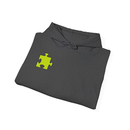 Colorful Puzzle Piece Hoodie for Creative Minds, Perfect for Gifts, Cozy Sweatshirt for Everyday Wear,