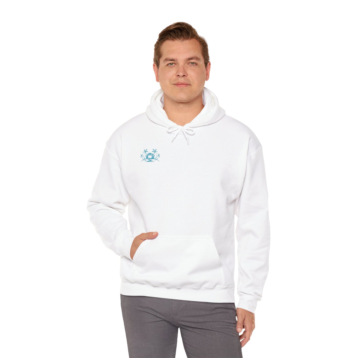 Cozy Star Emblem  Hooded Sweatshirt - Perfect Gift for Friends, Casual Wear, Outdoor Activities, Cozy Layering, Winter Essentials