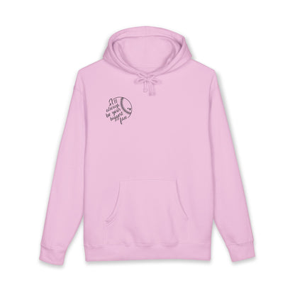 Inspirational  Heavyweight Hoodie - "I’ll Always Be There for You"