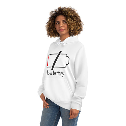 Low Battery Fashion Hoodie, Funny Hoodie for Tech Lovers, Perfect Gift for Gamers, Casual Wear for Every Season, Cool Graphic Sweatshirt