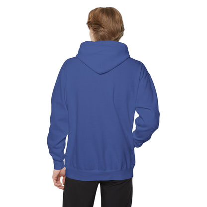 Sporty  Garment-Dyed Hoodie - Casual Comfort for Sports Lovers,  Apparel, Activewear, Gift for Athletes, Cozy Loungewear