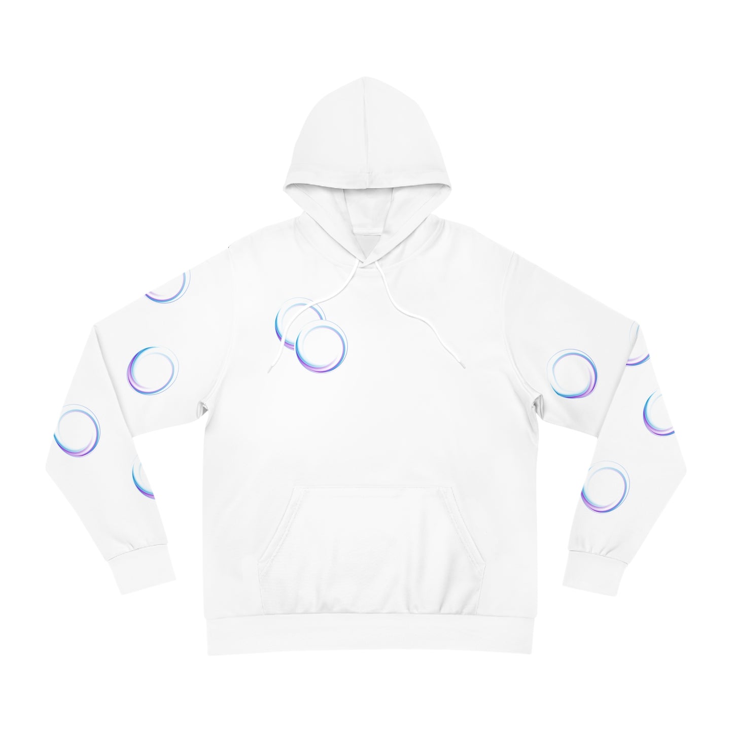 Trendy Circle Pattern Hoodie, AOP Sweatshirt, Casual Wear, Gift for Her, Unique Fashion, Cozy Winter Apparel